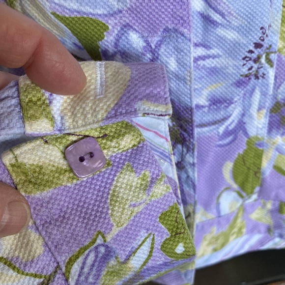 Coldwater Creek Patterned Jacket -Size Petite Large - Picture 4 of 10